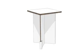 Base angolare da 60 cm per cucina moderna home staging 'Lia'
