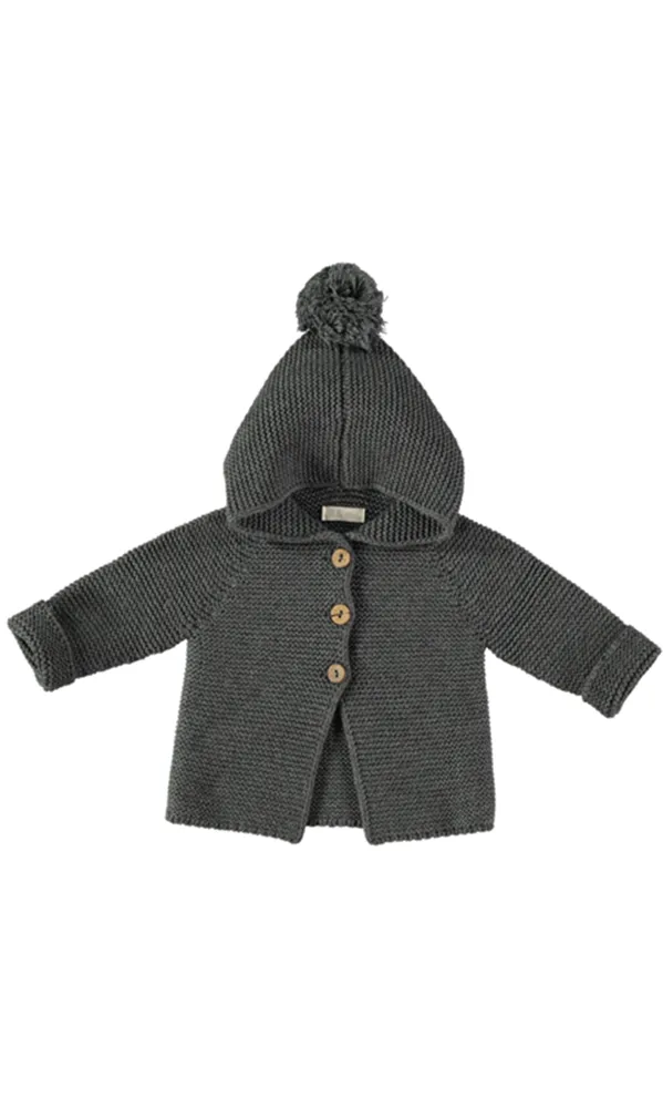 Cardigan con cappuccio LI&ME Peter