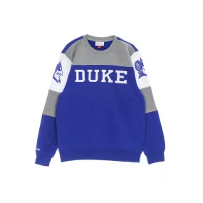 felpa girocollo uomo ncaa perfect season crew fleece overtime dukblu ROYAL/GREY