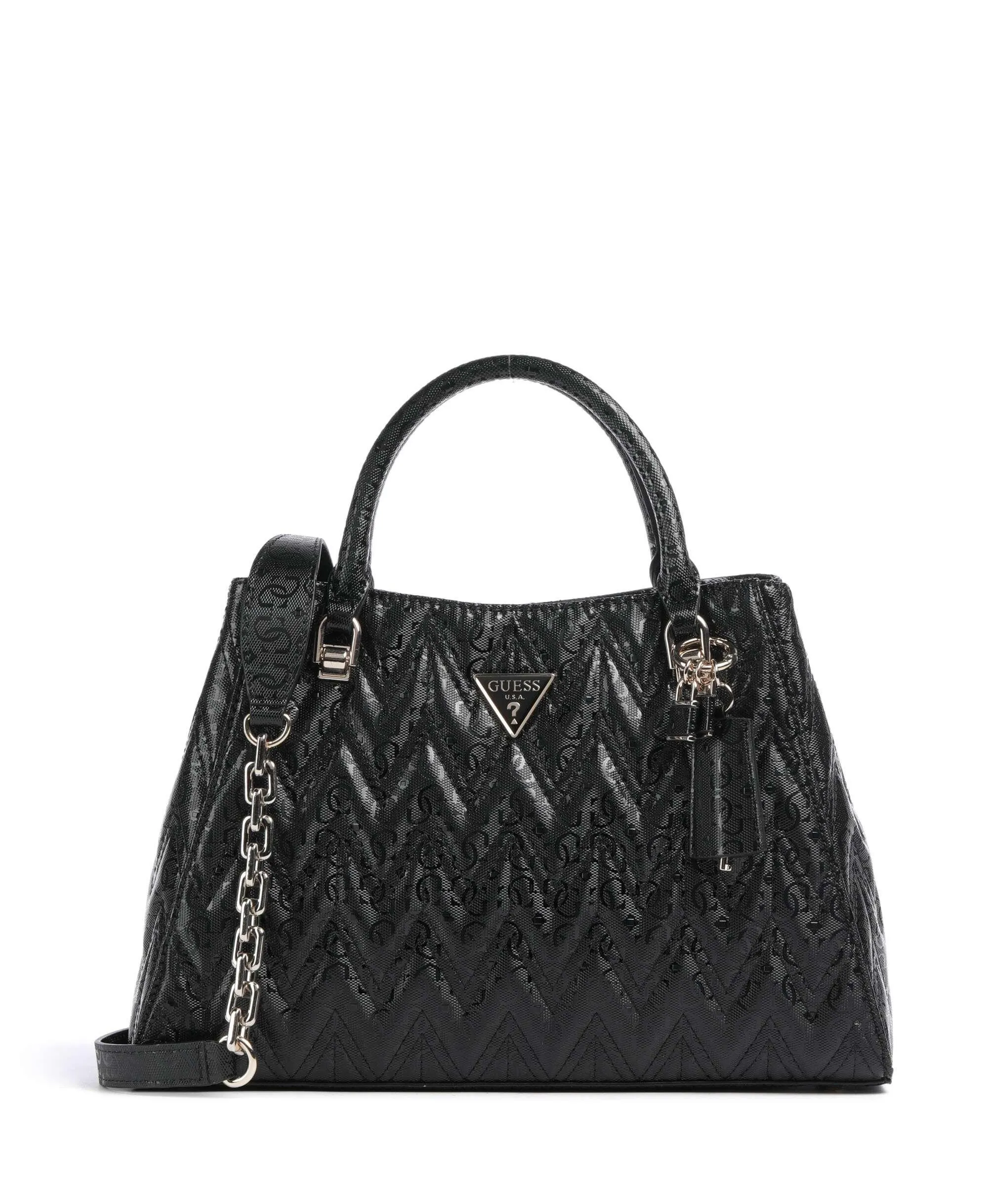  Guess Adelard Borsa a mano pelle sintetica nero  