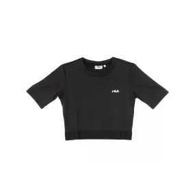 MAGLIETTA CORTA CAYLIN CROPPED TEE BLACK