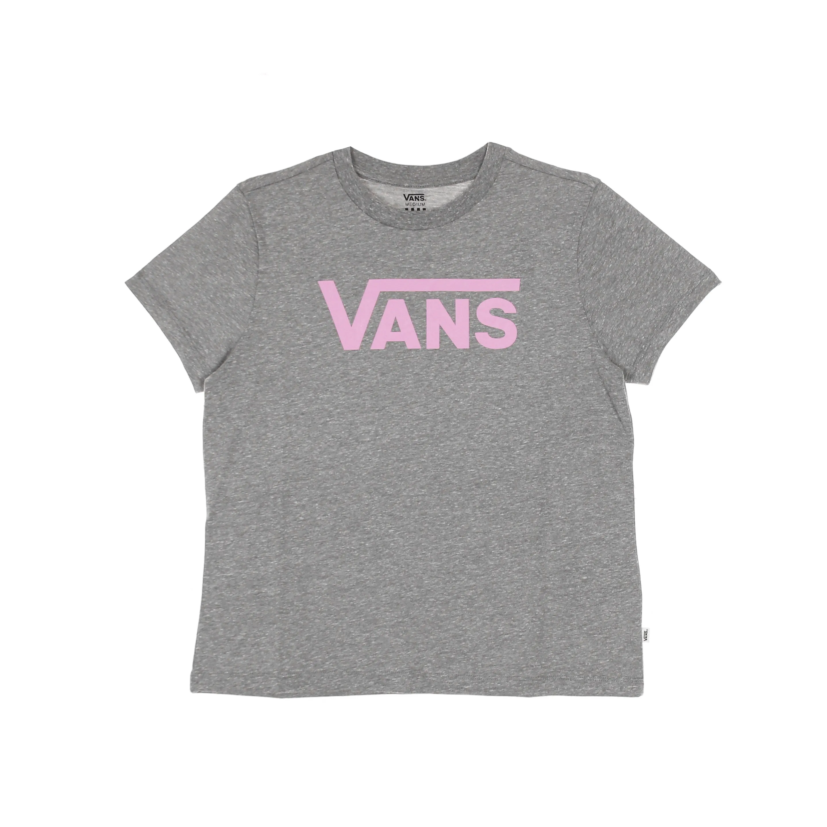 Maglietta Donna Flying V Crew Tee Cement Heather/orchid