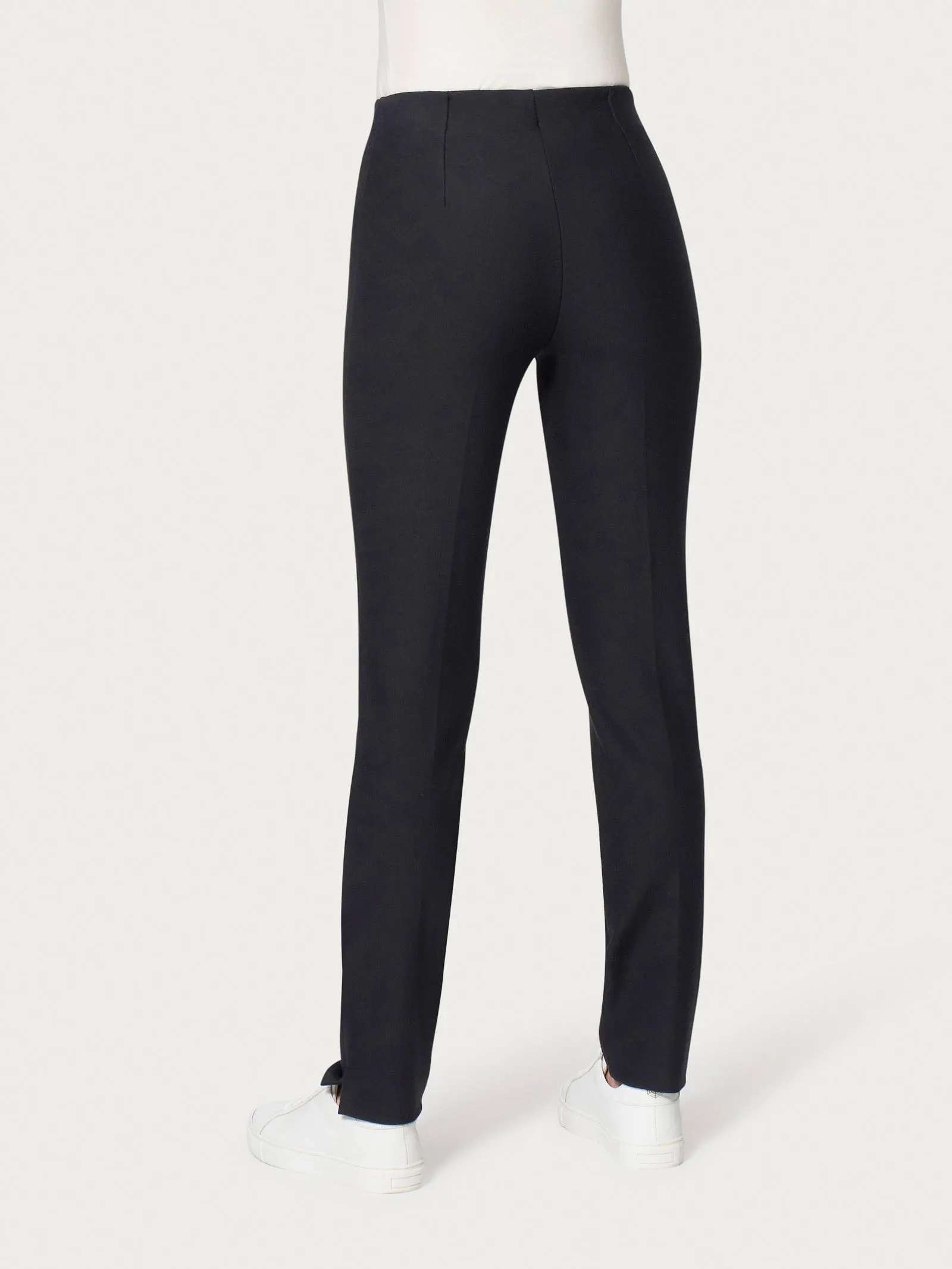 Pantalone a sigaretta con spacchetti in Compact - Nugget