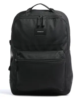  Sandqvist Ground August Zaino 13″ cotone biologico, poliestere riciclato nero  