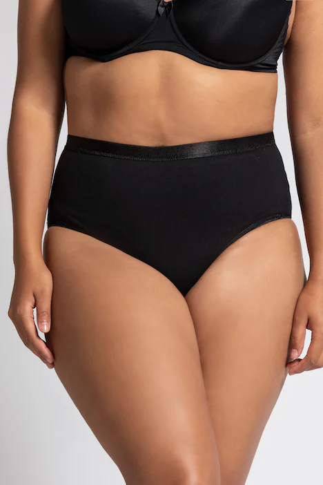 Slip a vita alta in tessuto elasticizzato