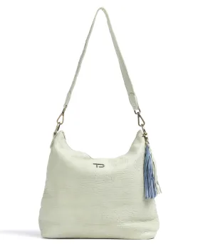  Taschendieb Wien Walfischgasse 3 Borsa hobo pelle di pecora verde menta  